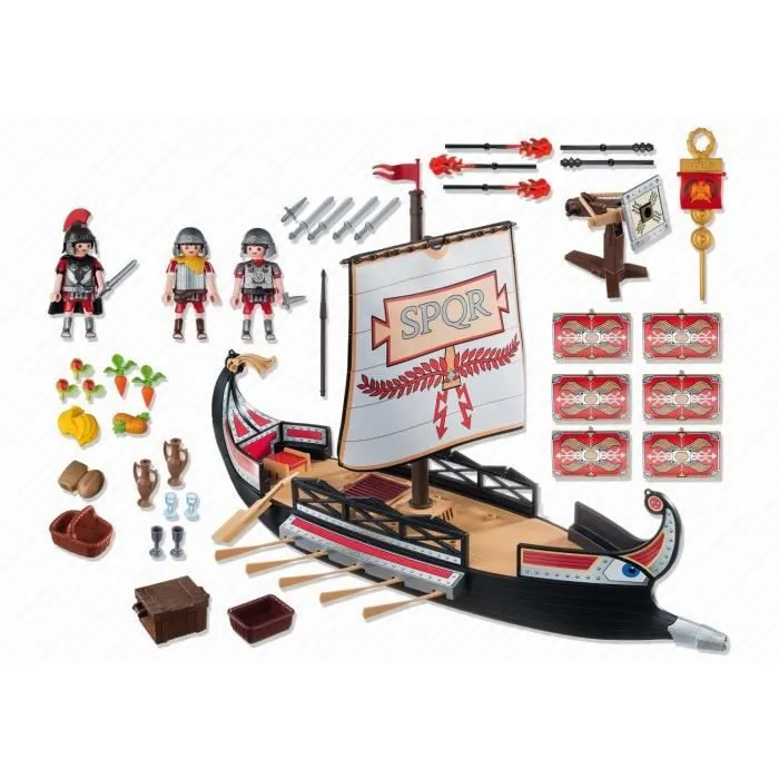 PLAYMOBIL 5390 - Galère Romaine - Histoire-3