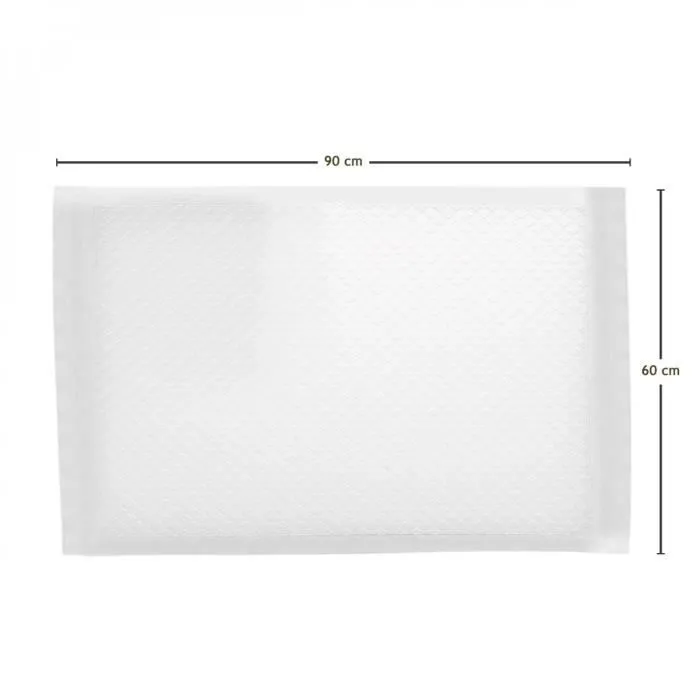 Lot de 200 alèses jetables, imperméables - 60 x 90 cm - Blanc - Vivezen-1