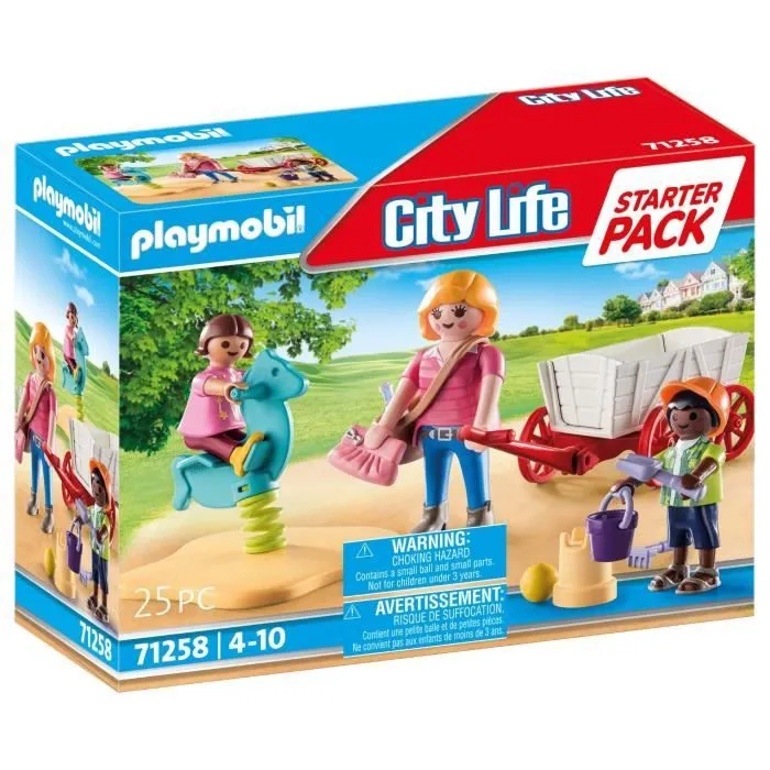 PLAYMOBIL - 71258 - Dollhouse La Maison Traditionnelle - Starter Pack - Nourrice avec enfants-0