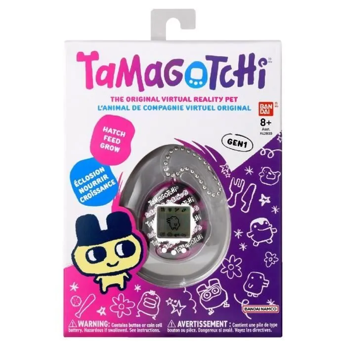 Tamagotchi Ruban Japonais Original - BANDAI - Tamagotchi - Jouet interactif - Pile CR2032-0