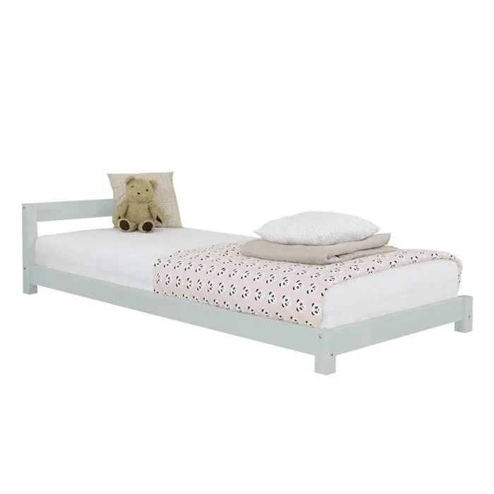 Lit enfant DREAMY 90 x 160 gris clair-0