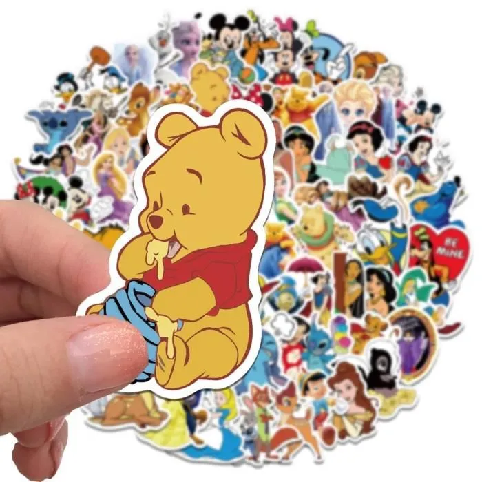 Autocollant Disney Princesses - Generique - 25pcs/lot - Décoration téléphone portable - Loisir créatif-2