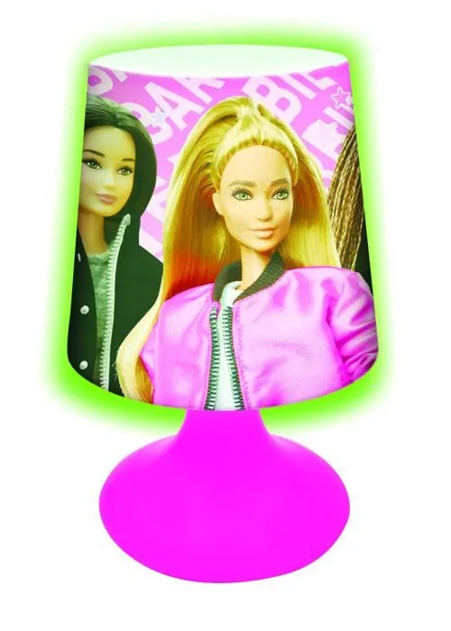 Mini lampe de chevet veilleuse sans fil Barbie-3