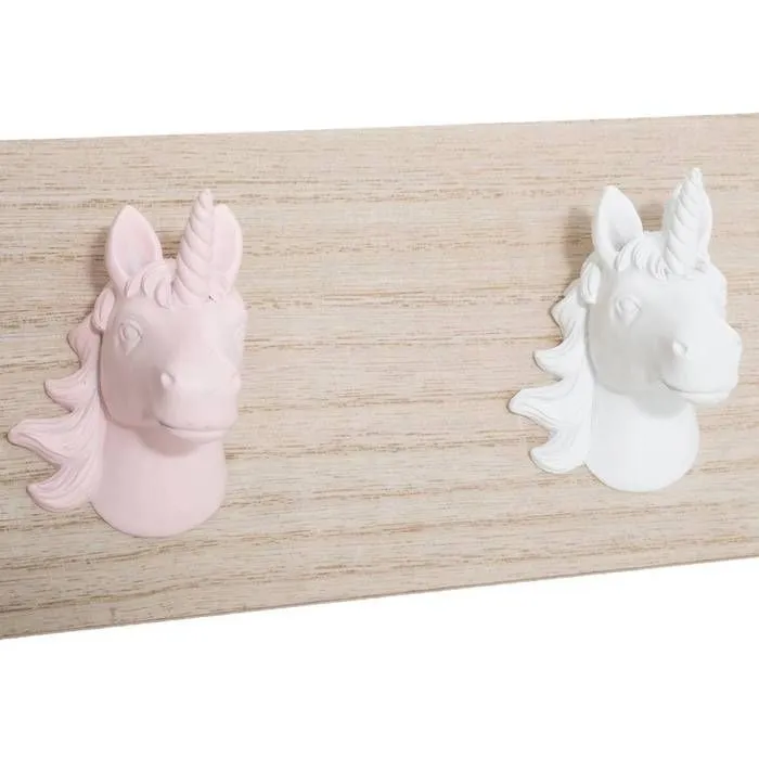 Patère enfant "Licorne" 10x55 cm - Multicolore - Atmosphera createur d'interieur-1