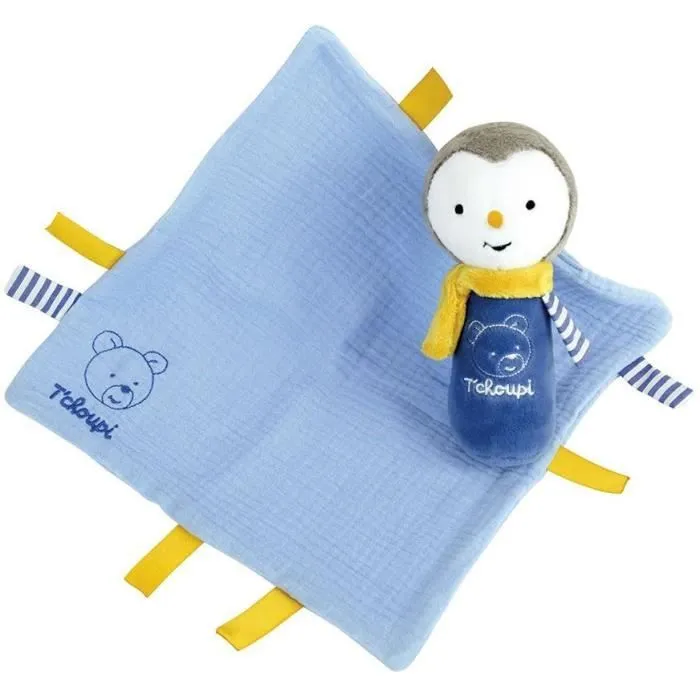 T'choupi Baby Coffret Naissance avec Doudou et Peluche Hochet +/- 25 cm - JEMINI - Idéal pour un cadeau de naissance.-3