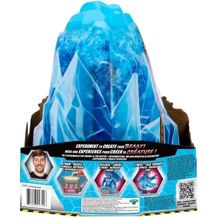 Cryo Lab - MOOSE TOYS - Mr. Beast Lab - 18 cm, 30 Lumières et Sons, 2 Fauves à Collectionner-7