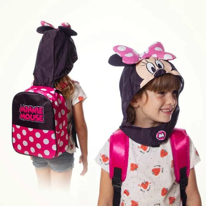 Sac à dos à Capuche Hood - Disney Minnie Mouse Clever - Noir - Taille Unique-3