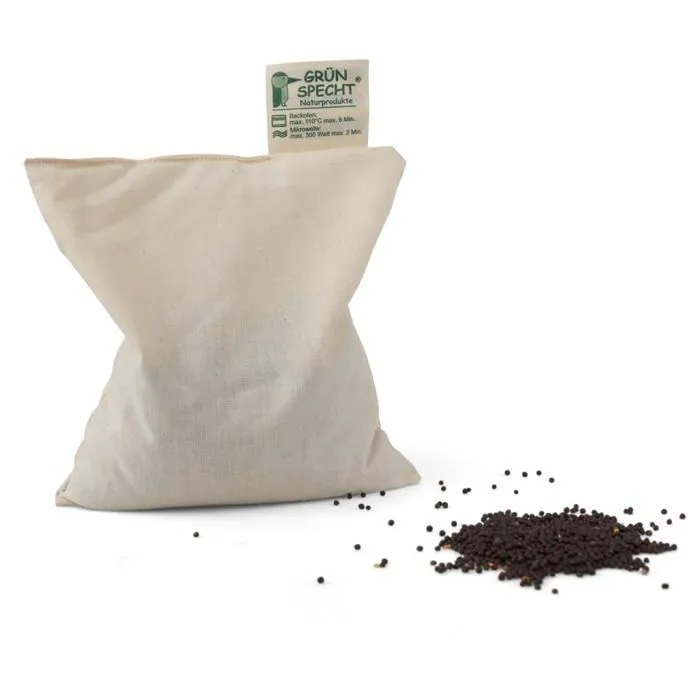Bouillotte bebe GrÜnspecht naturprodukte - 322-V2 - GRUNSPECHT Naturprodukte Coussin chauffant en graines de colza Marron-3