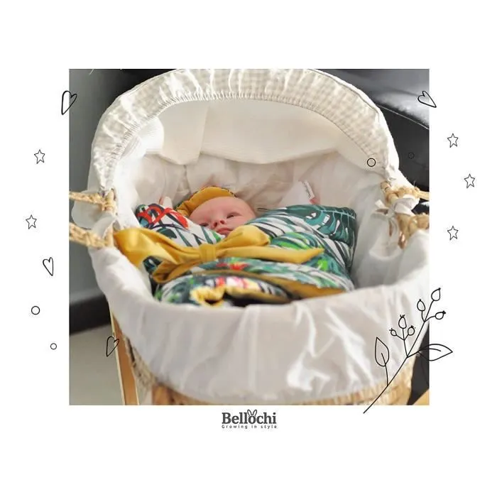 Bellochi Universelle Nid d'Ange Bebe - Réversible Couverture Enveloppante Bébé - en Coton Hypoallergénique - - Star Copse-2
