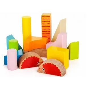 Chariot de Marche avec Forme et Couleur, trotteur multi activités en bois jouets en bois-1