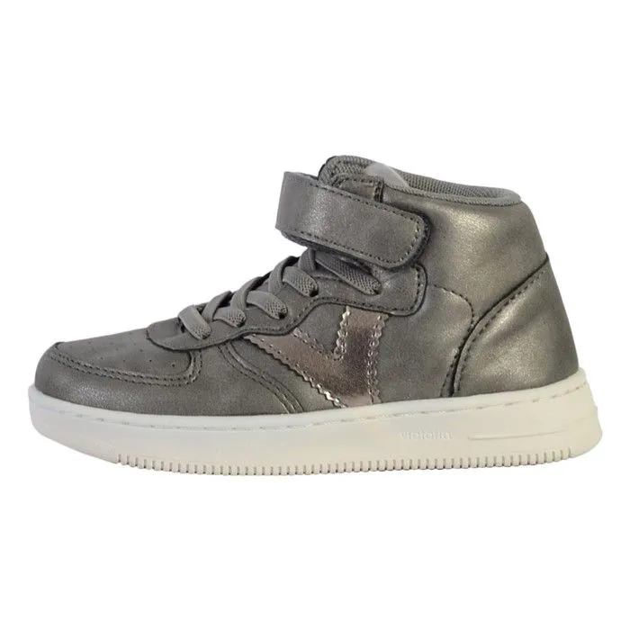 Basket Montante Enfant Victoria metal - argenté - Scratch - VICTORIA - Plat-0