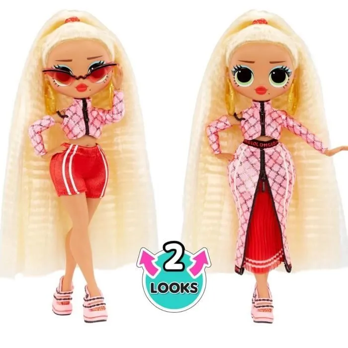 LOL Surprise OMG - Poupée Mannequin 24 cm - Swag- 2 tenues avec peigne et accesoires - Dés 4 ans-2
