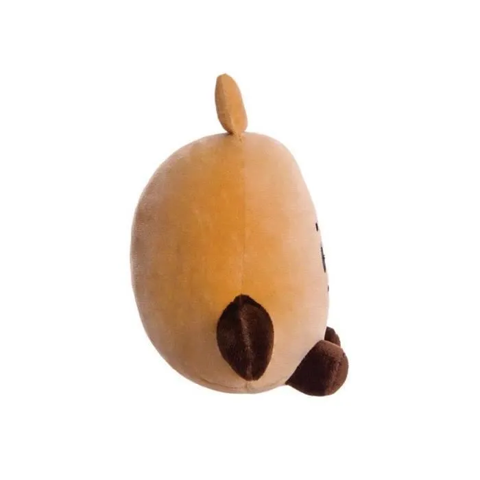 Mascotte peluche Line Friends BT21 - SHOOKY BABY 20 cm - Marron/Blanc-2