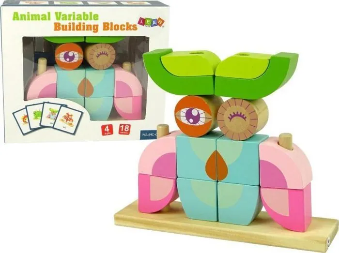 Casse-tete Lean sport - 10145 - Puzzle 3D en blocs de bois créatifs-0