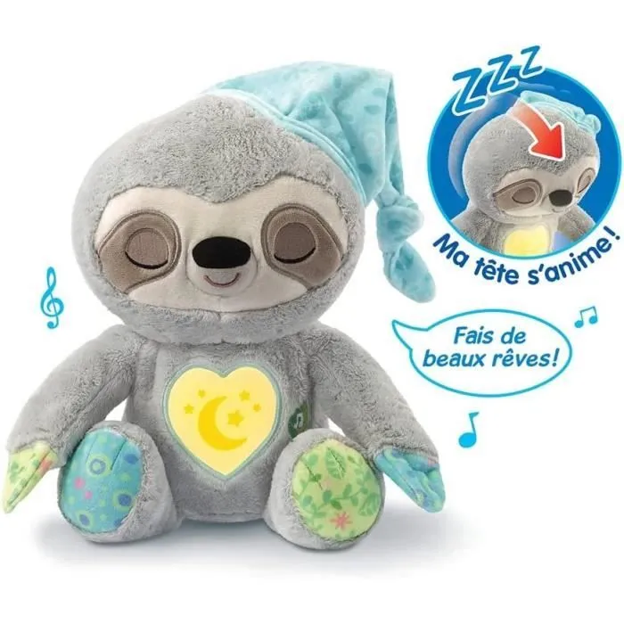 Peluche Paresseux Rêves Merveilleux VTECH BABY - Apaise et endort Bébé-2