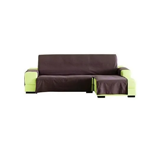 Eysa F3338517I Lona Liso Chaise Longue Gauche Vue Frontale Coton-Polyester Marron 38 x 30 x 10 cm-0