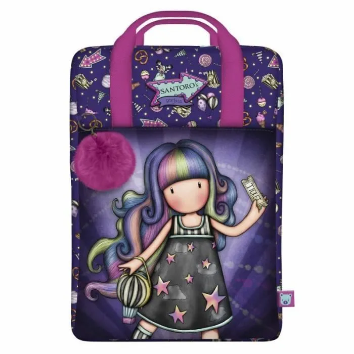 Cartable Gorjuss Up and away Violet (25 x 36 x 10 cm)-0