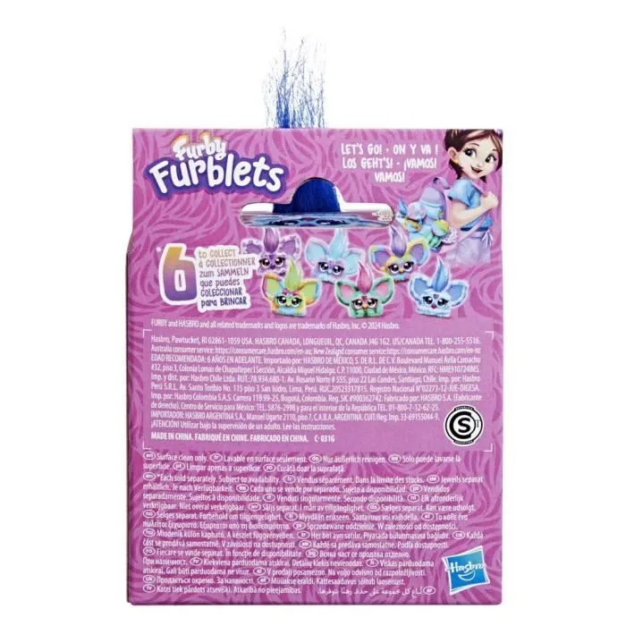 Furby Furblets Ooh-Koo Rock, Mini peluche électronique pour filles et garçons, plus de 45 sons, à partir de 6 ans, Hasbro-8