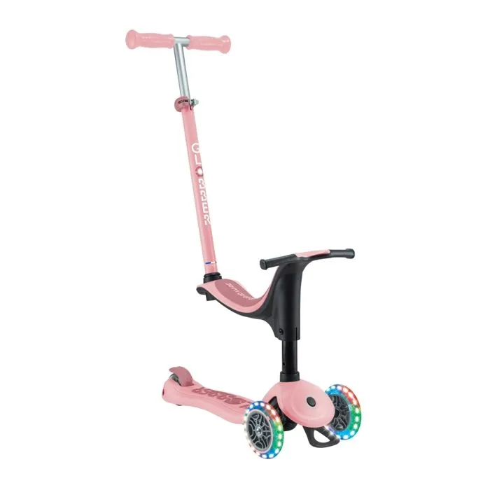 Globber - Trottinette évolutive GO-UP SPORTY LIGHTS - Rose pastel-0