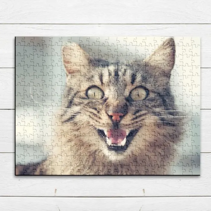Puzzle Classique - FABULOUS - Chat Brun Tigré qui Parle - 280 Pièces - Adulte - Intérieur-3