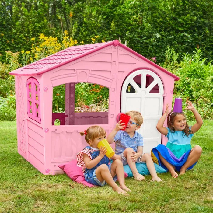 Maisonnette plastique Barbe à Papa palplay 140 x 111 x 115 cm-1