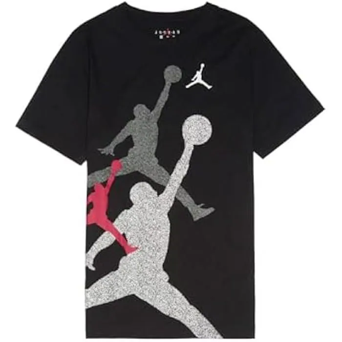 T-Shirt - JORDAN - Gradient Stacked Jm SS Tee - Noir - Manches courtes - Enfant-0