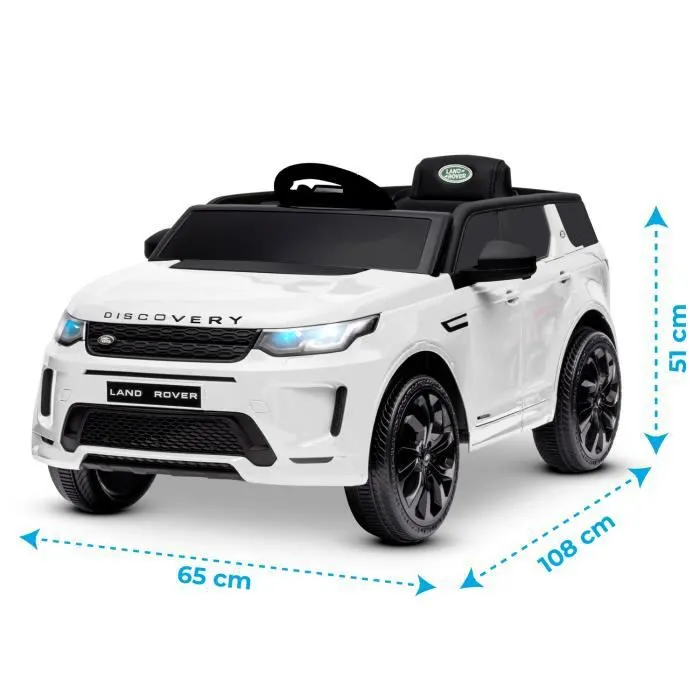 Voiture électrique SUV pour enfant Land Rover Discovery 2x 25W - marche AV-AR, Phares et Système audio Couleur:Blanc-2