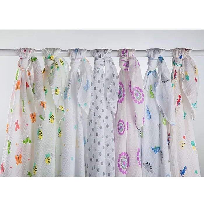 Lulujo - Lange mousseline - Coeurs roses - ELEMENTS FOR KIDS-1