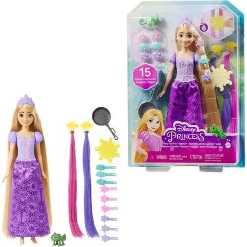 Raiponce Chevelure Conte de fées Mattel Poupée Disney Princesses HLW18-1