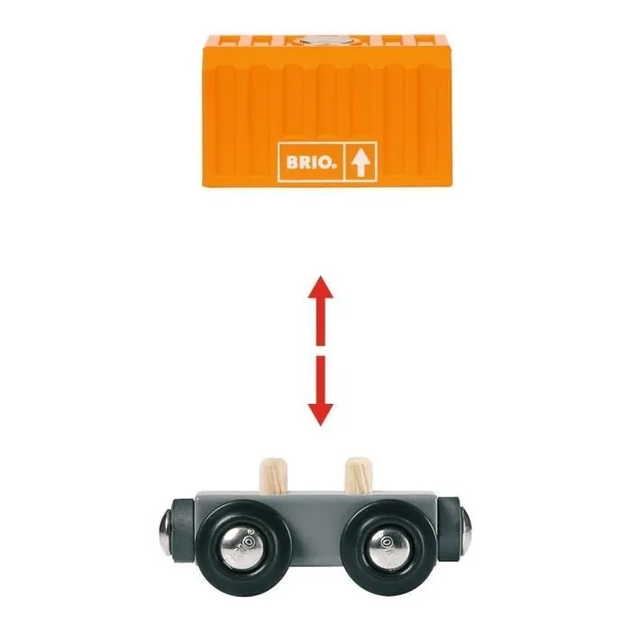 Train de Marchandises BRIO - Ravensburger - 7 pièces - Mixte dès 3 ans - 33982-4