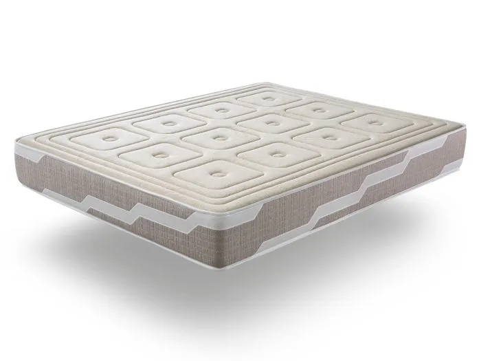 Matelas naturel 90X190 ORGANIC NATURA, Épaisseur 22 CM, 100% Coton et lin, relaxation musculaire, durable et ergonomique. Fermeté 3/-0