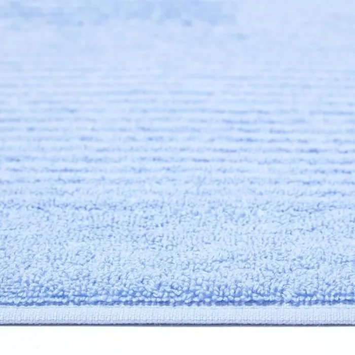 Tapis de Bain Uni - HOMESCAPES - Bleu Ciel - 100% Coton Turc-2