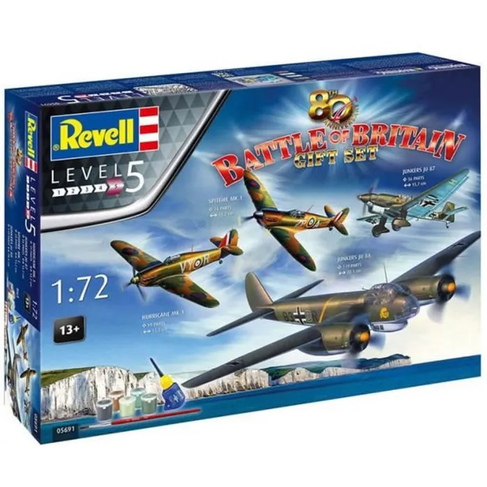 Maquette avion : Coffret cadeau 80ème anniversaire : Bataille d'Angleterre Coloris Unique-0
