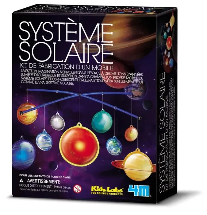 Kit de fabrication d'un mobile : Système solaire-0