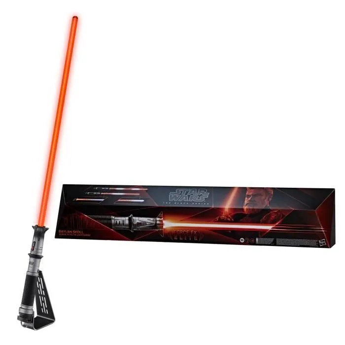 Sabre laser électronique Baylan Skoll, Force FX Elite avec LED et effets sonores premium, à partir de 14 ans, Star Wars The Black Se-6