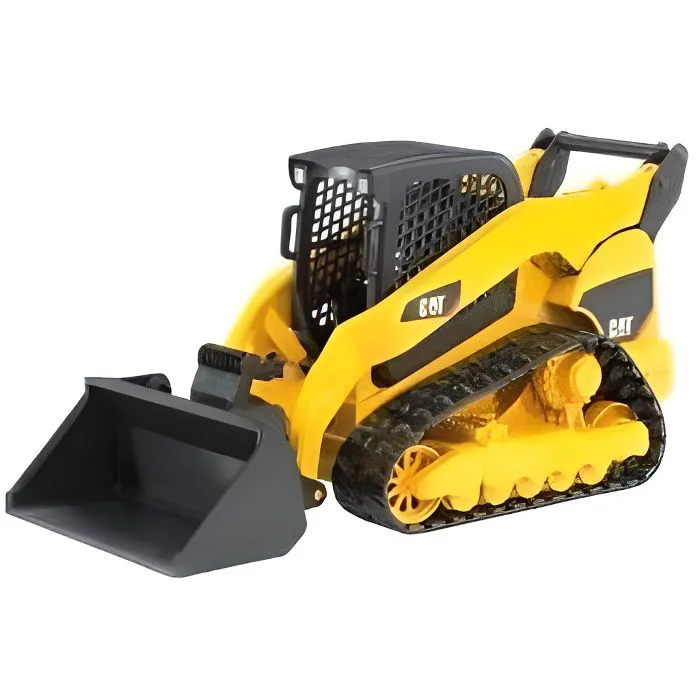Chargeur Caterpillar Tout Terrain - BRUDER - 2136 - Chenilles mobiles - Jaune et Noir - 3 ans et plus-0