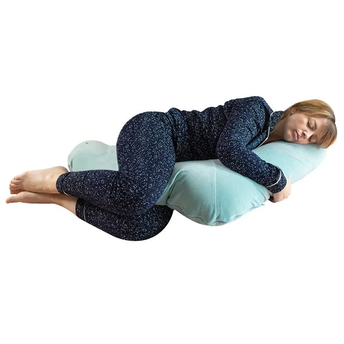 Coussin de maternité 160 cm Coton bio déhoussable-Ambre - Éveil et Nature-1