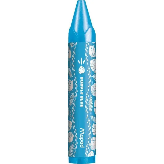 Crayons de Cire - Maped - Jungle Fever - 12 Crayons - Couleurs Éclatantes - Protection en Papier-3