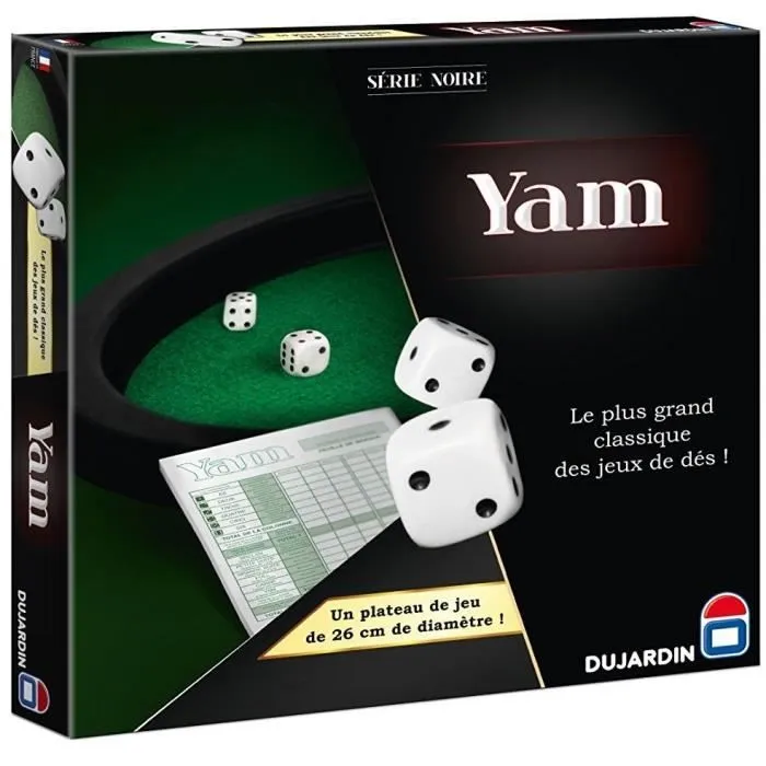 SERIE NOIRE YAM 420 - Jeu de dés - DUJARDIN - Lancez les dés et remplissez votre feuille de marque dans ce grand classique !-1
