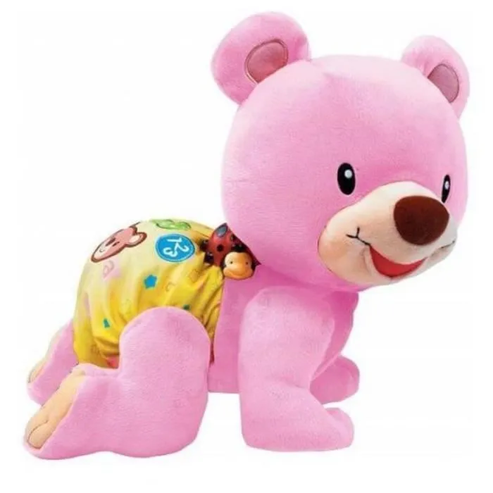 VTECH BABY - Ourson, 1,2,3 Suis-Moi - Rose-0