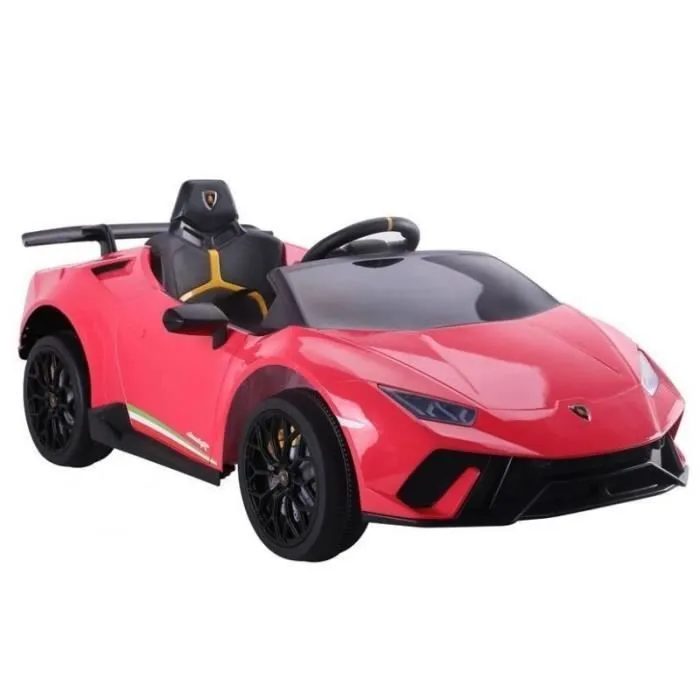 Voiture électrique 12V Lamborghini Huracan Rouge - Pack Luxe-0