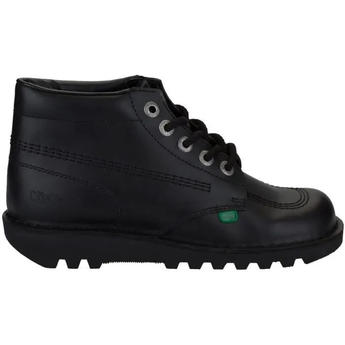 Bottines - Kickers - Kick Hi - Cuir - Noir - Talon bas (1 à 4 cm)-3