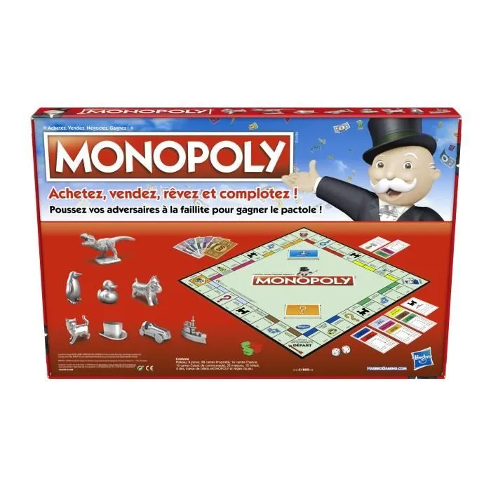 MONOPOLY - Jeu pour la famille et les enfants - 2 à 6 joueurs - dès 8 ans - Version Billet d'Or 100% Gagnant-7