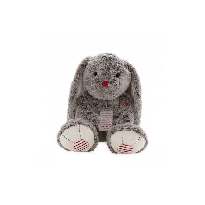 Peluche Lapin Prestige XL Rouge Kaloo - Douceur incroyable pour petits et grands-0