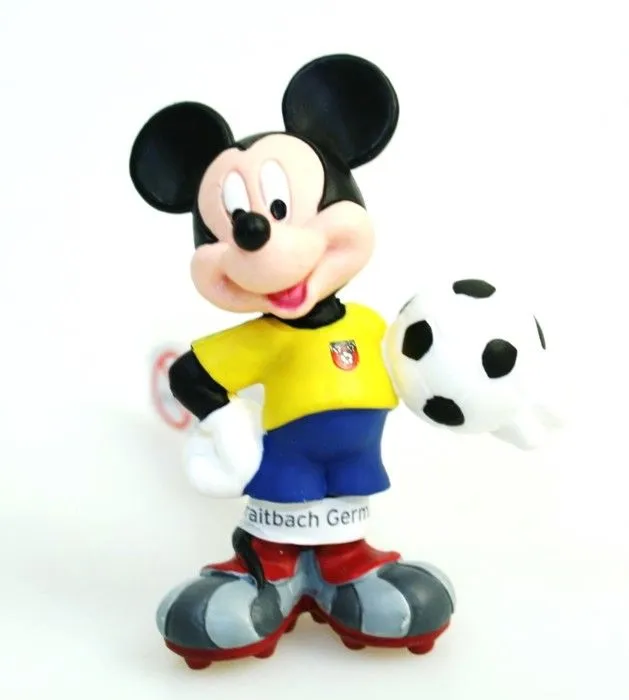 Bullyland - Figurine Mickey footballeur brésilien - BULLYWORLD-0