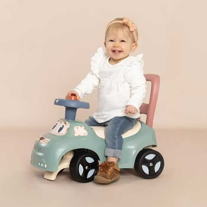 Little Smoby - Porteur Auto - Coffre sous la selle + siège - Klaxon - A partir de 10 ans - Fabrication française-2