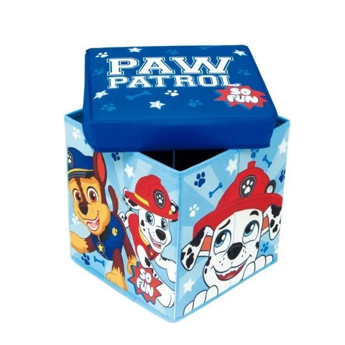 Pouf de Rangement - PAW PATROL - Paw Patrol - Bleu - Enfant - TNT-0