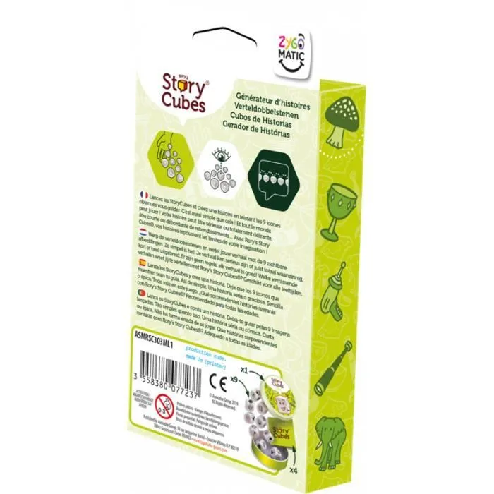 Jeu de société - Rory's Story Cubes : Voyages - Asmodee Vert-2
