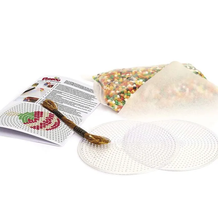 Coffret perles à repasser 12 décorations de Noël-2