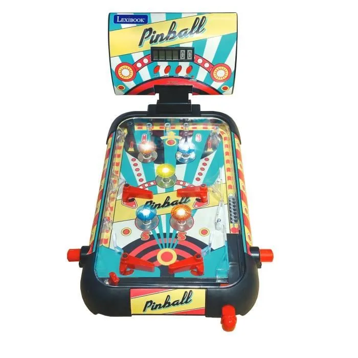 Flipper électronique - LEXIBOOK - Effets lumineux et sonores - Pour enfants - Vert-0